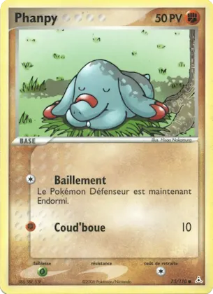 Phanpy n° 75 – EX Fantômes Holon