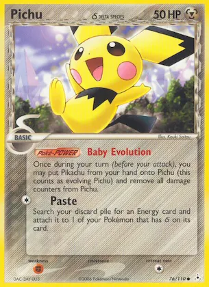 Pichu Nr. 76 – EX Holon Phantoms