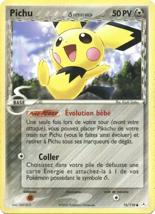 Pichu δ n° 76 – EX Fantômes Holon
