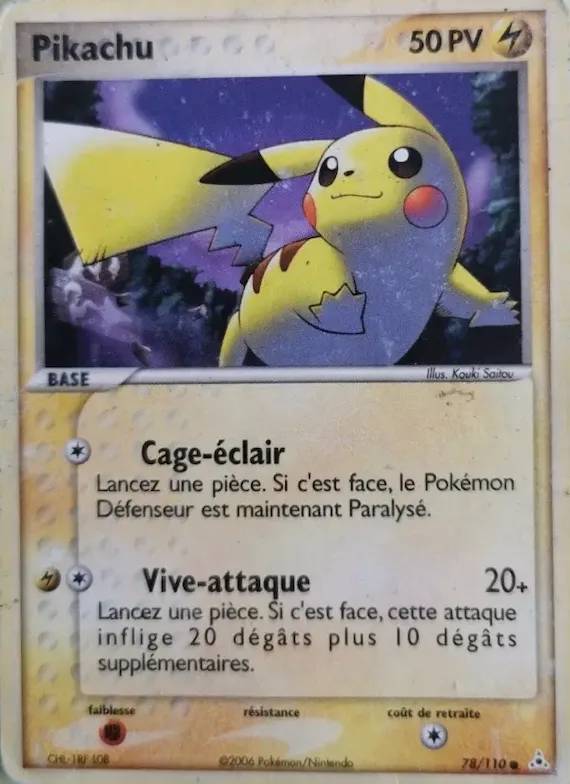 Pikachu 78 – EX Fantômes Holon