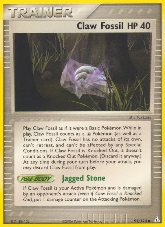 Klauenfossil 91 – EX Holon Phantoms