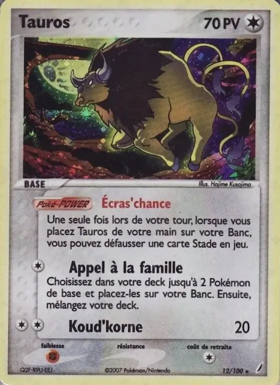 Tauros 12 – EX Gardiens de Cristal