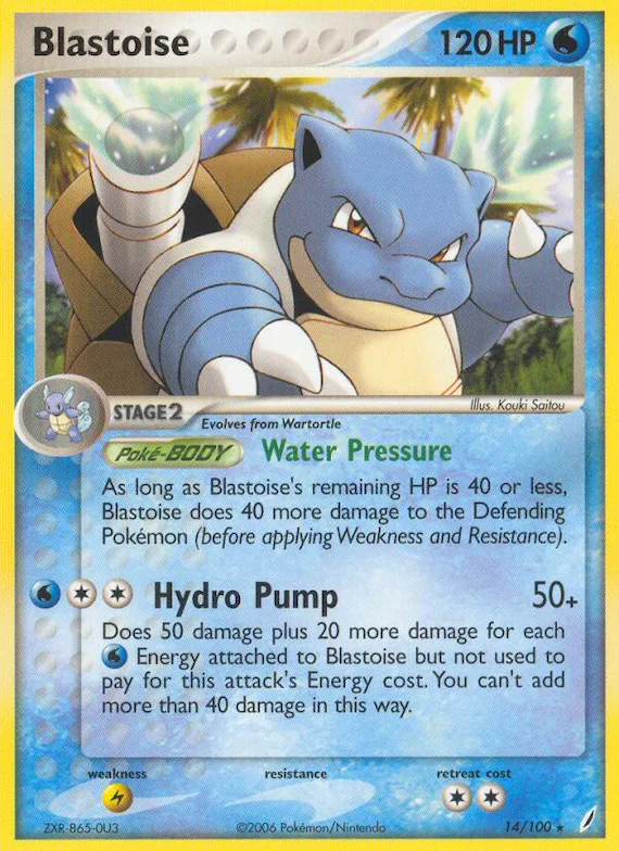 Blastoise #14 – Crystal Guardians