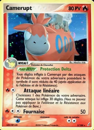 Camerupt n° 3 – EX Gardiens de Cristal