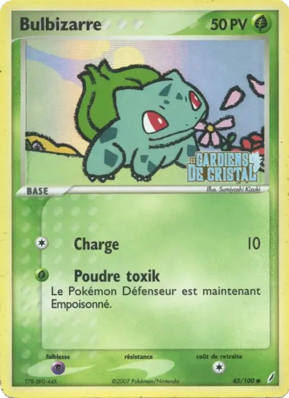 Bulbizarre 45 – EX Gardiens de Cristal
