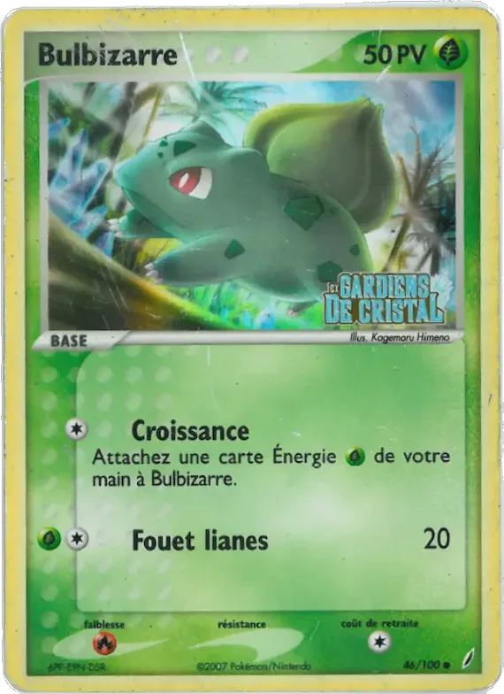 Bulbizarre 46 – EX Gardiens de Cristal