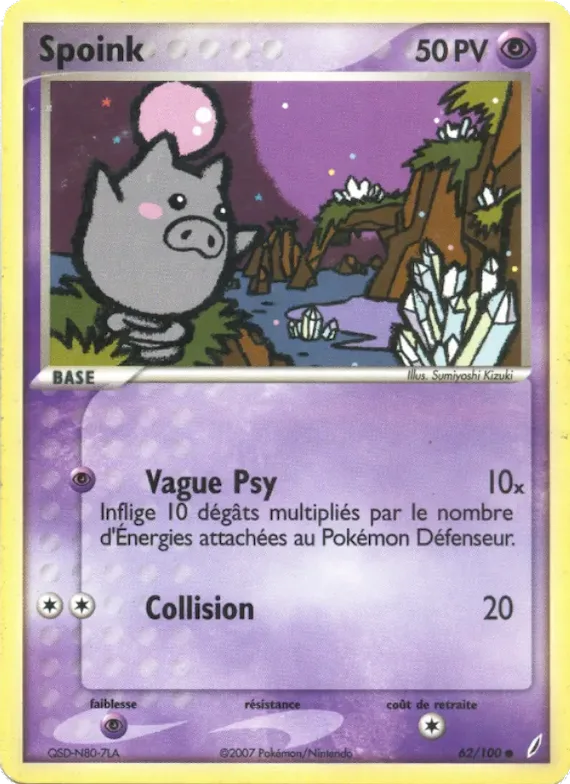 Spoink 62 – EX Gardiens de Cristal