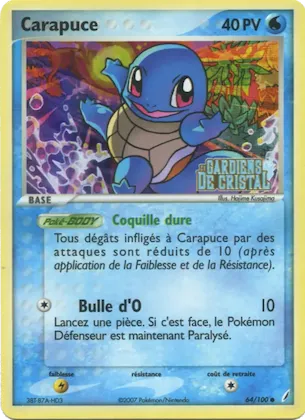 Carapuce n° 64 – EX Gardiens de Cristal