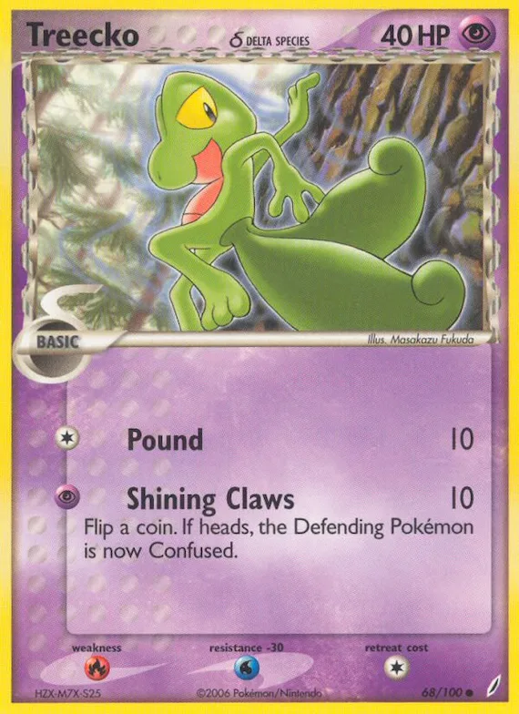 Treecko δ #68 – Crystal Guardians