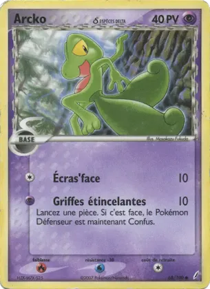 Arcko δ n° 68 – EX Gardiens de Cristal
