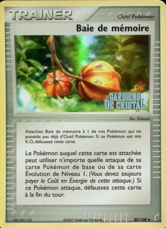 Baie de mémoire 80 – EX Gardiens de Cristal