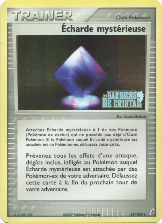 Écharde mystérieuse 81 – EX Gardiens de Cristal