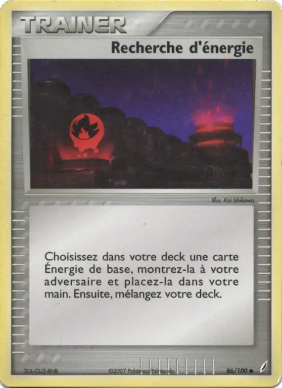 Recherche d'énergie 86 – EX Gardiens de Cristal
