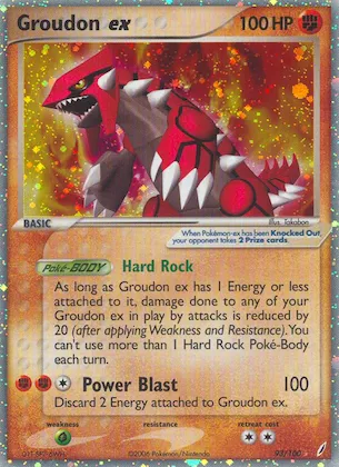 Groudon ex Nr. 93 – Crystal Guardians