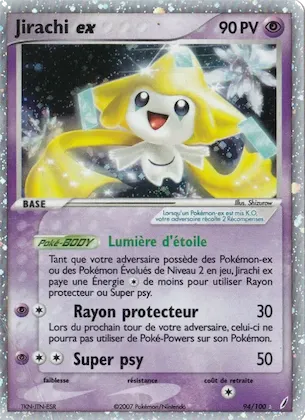 Jirachi ex 94 – EX Gardiens de Cristal
