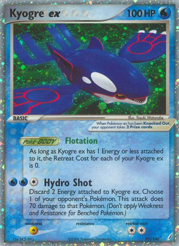 Kyogre ex #95 – Crystal Guardians