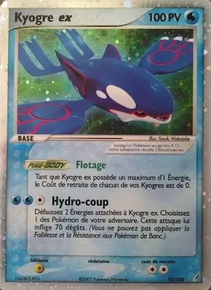 Kyogre ex 95 – EX Gardiens de Cristal