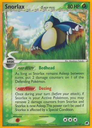 Snorlax δ #10 – Dragon Frontiers