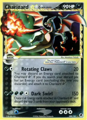 Charizard ★ δ #100 – Dragon Frontiers