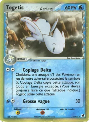 Togetic δ n° 11 – EX Île des Dragons