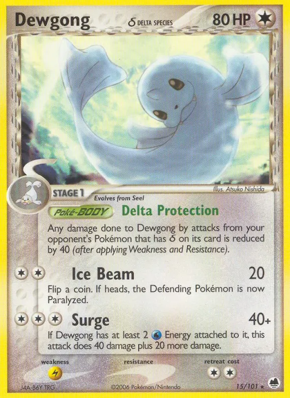 Dewgong δ #15 – Dragon Frontiers