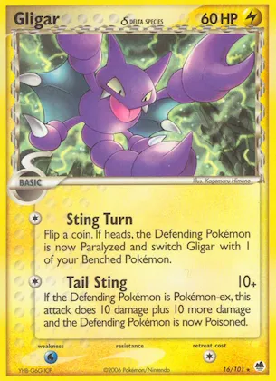 Gligar δ #16 – Dragon Frontiers