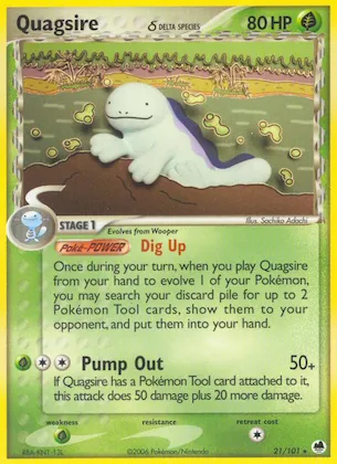 Quagsire δ #21 – Dragon Frontiers