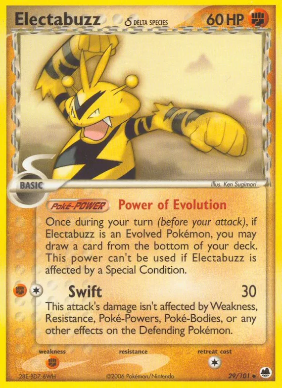 Electabuzz δ #29 – Dragon Frontiers