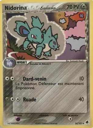 Nidorina δ n° 34 – EX Île des Dragons