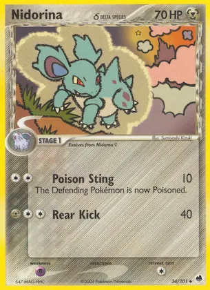 Nidorina δ #34 – Dragon Frontiers