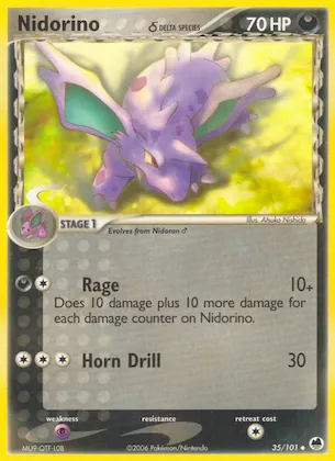 Nidorino δ #35 – Dragon Frontiers