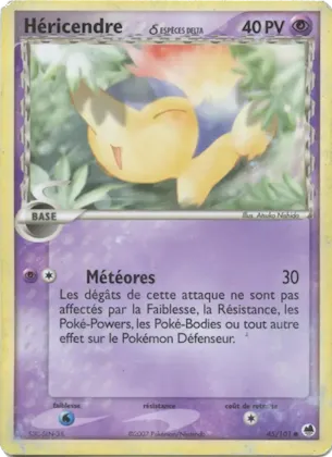 Héricendre δ n° 45 – EX Île des Dragons