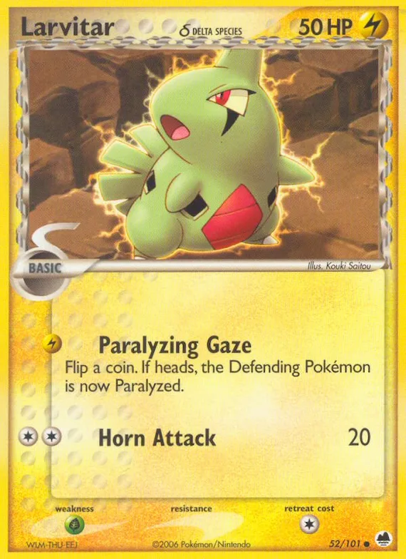 Larvitar 52 – EX Dragon Frontiers