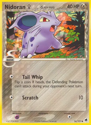 Nidoran ♀ δ #56 – Dragon Frontiers