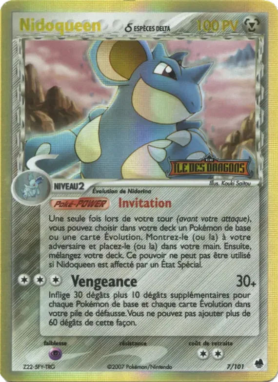 Nidoqueen δ 7 – EX Île des Dragons