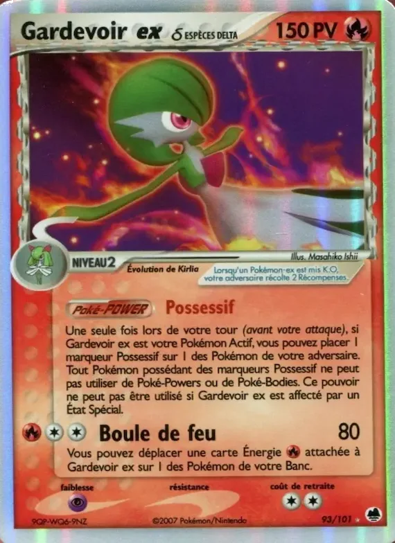 Gardevoir ex δ 93 – EX Île des Dragons