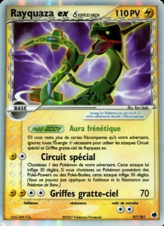 Rayquaza ex δ 97 – EX Île des Dragons