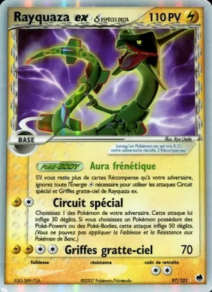 Rayquaza ex δ 97 – EX Île des Dragons