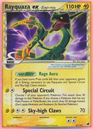 Rayquaza ex δ #97 – Dragon Frontiers