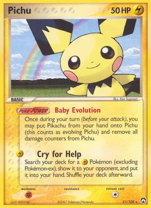 Pichu Nr. 21 – EX Power Keepers