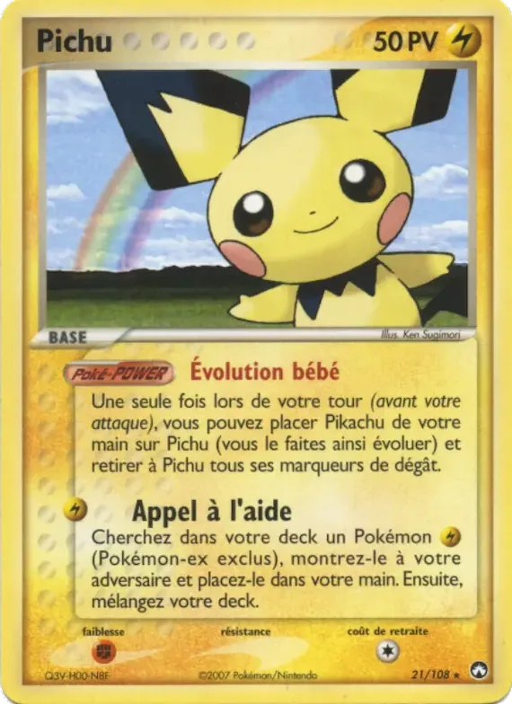 Pichu 21 – EX Gardiens du Pouvoir