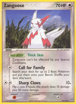 Zangoose #25 – Power Keepers