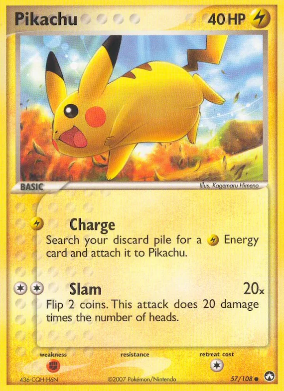 Pikachu 57 – EX Power Keepers