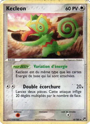 Kecleon n° 18 – EX Tempête de sable