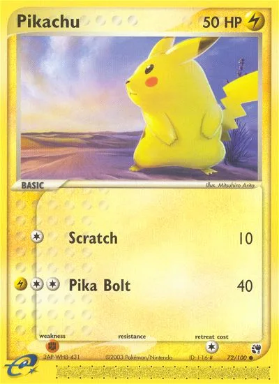 Pikachu #72 – Sandstorm