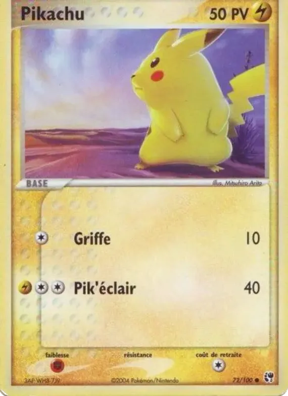 Pikachu 72 – EX Tempête de sable