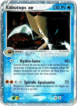 Kabutops ex 97 – EX Tempête de sable