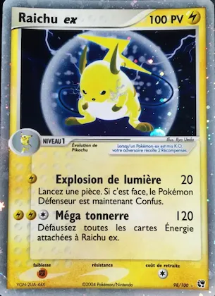 Raichu ex 98 – EX Tempête de sable