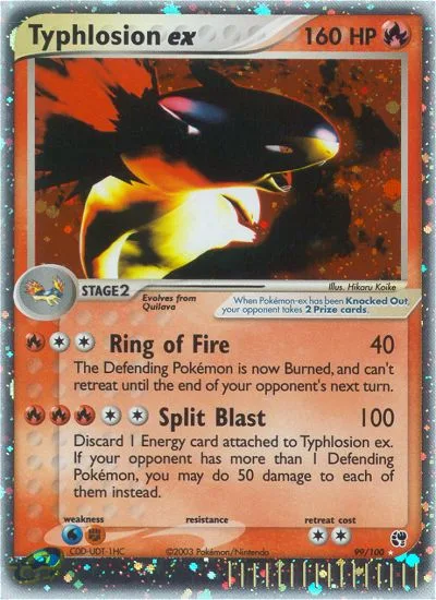 Typhlosion ex #99 – Sandstorm