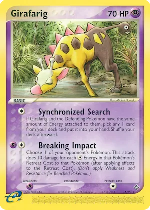 Girafarig #16 – Dragon